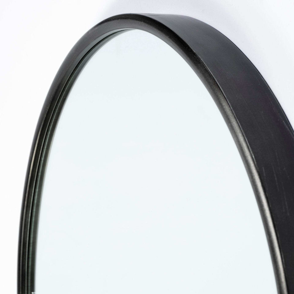 Black Arch Full Length Hanging Metal Mirror - Homeroots - Flyclothing LLC