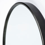 Black Arch Full Length Hanging Metal Mirror - Homeroots