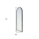 Black Arch Full Length Hanging Metal Mirror - Homeroots - Flyclothing LLC