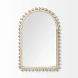 35" Natural Arch Wood Framed Accent Mirror - Homeroots - Flyclothing LLC