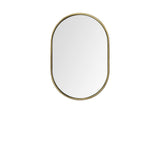 Gold Oval Accent Metal Mirror - Homeroots