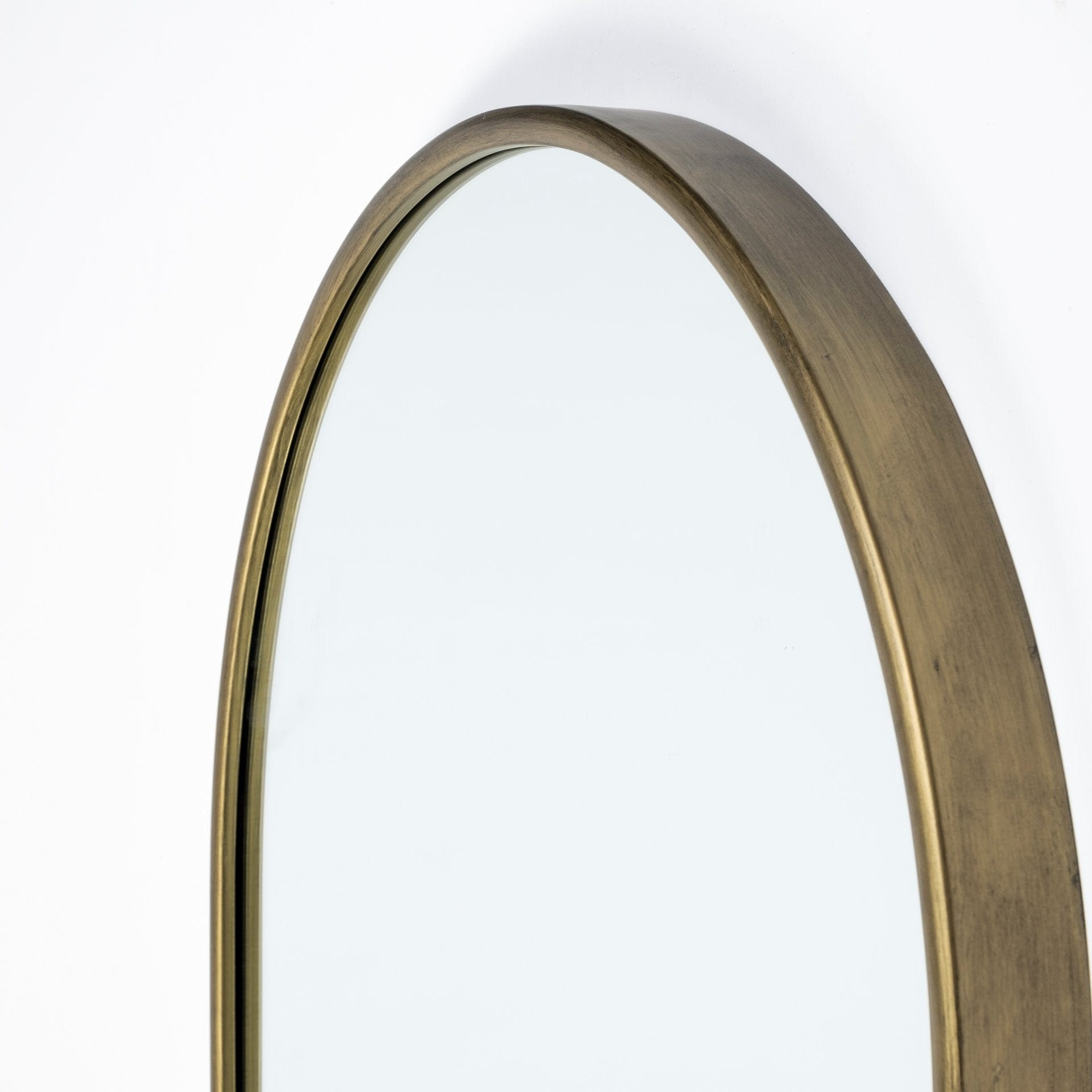 70" Gold Arch Metal Framed Accent Mirror - Homeroots - Flyclothing LLC