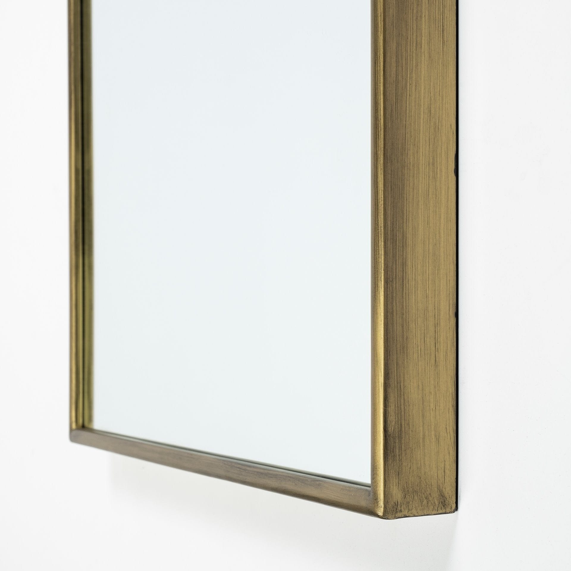 70" Gold Arch Metal Framed Accent Mirror - Homeroots - Flyclothing LLC
