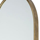 70" Gold Arch Metal Framed Accent Mirror - Homeroots - Flyclothing LLC