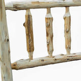 Rustic And Natural Cedar Single Traditional Log Bed - Homeroots