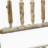 Rustic And Natural Cedar Queen Traditional Log Bed - Homeroots