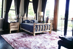 Rustic And Natural Cedar Single Traditional Log Bed - Homeroots
