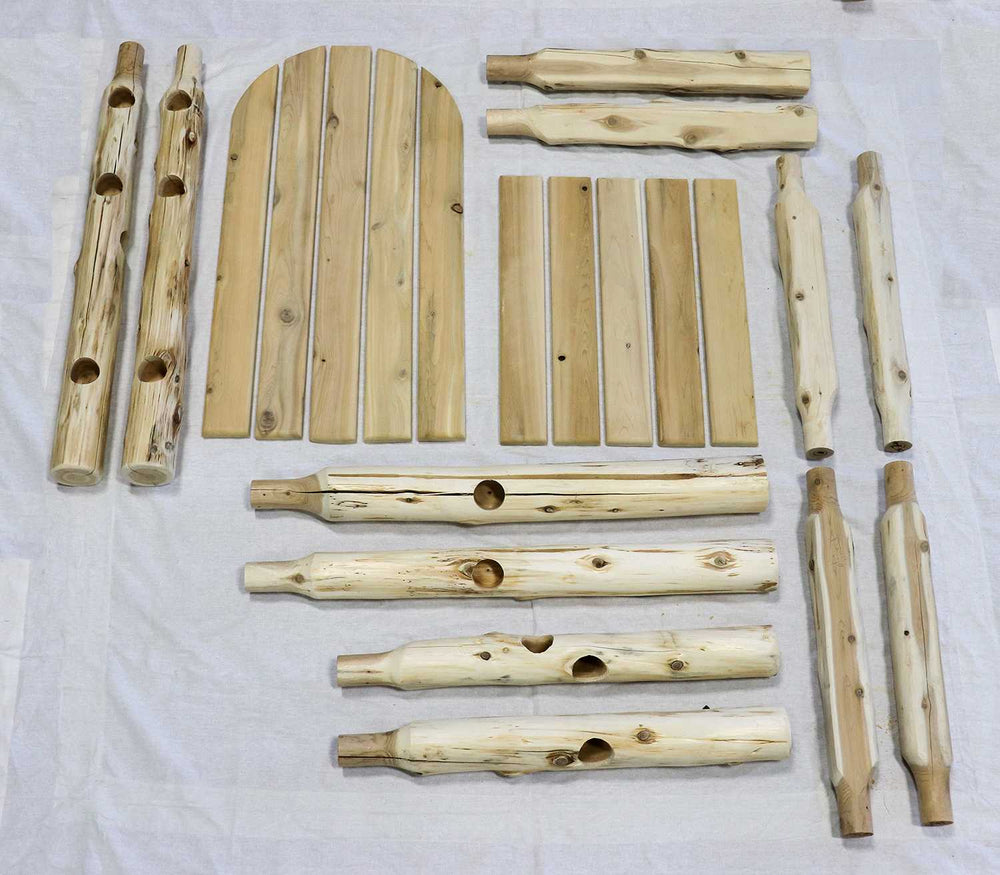 27" Natural Solid Wood Indoor Outdoor Arm Chair - Homeroots - Flyclothing LLC