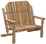 48" Natural Solid Wood Indoor Outdoor Arm Chair - Homeroots