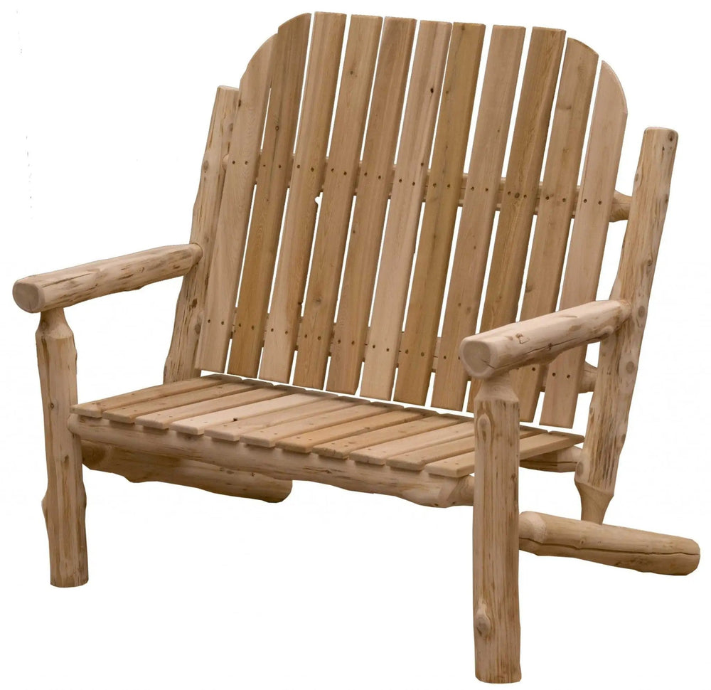 48" Natural Solid Wood Indoor Outdoor Arm Chair - Homeroots - Flyclothing LLC