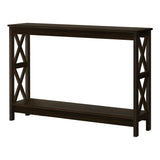 47" Espresso Console Table With Storage - Homeroots