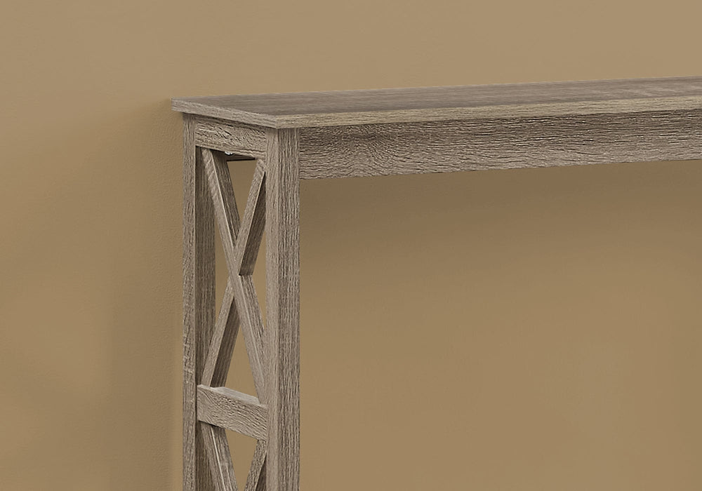 47" Taupe Console Table With Storage - Homeroots - Flyclothing LLC