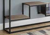 48" Taupe And Black Frame Console Table With Storage - Homeroots - Flyclothing LLC