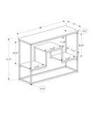 48" Taupe And Black Frame Console Table With Storage - Homeroots - Flyclothing LLC