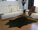 5' X 7' Black Faux Cowhide Area Rug - Homeroots - Flyclothing LLC