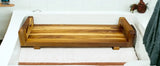 29"W Natural Teak Bath Tray and Seat with Handles - Homeroots - Flyclothing LLC
