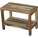22" X 24" Natural Wood Shower Bench - Homeroots