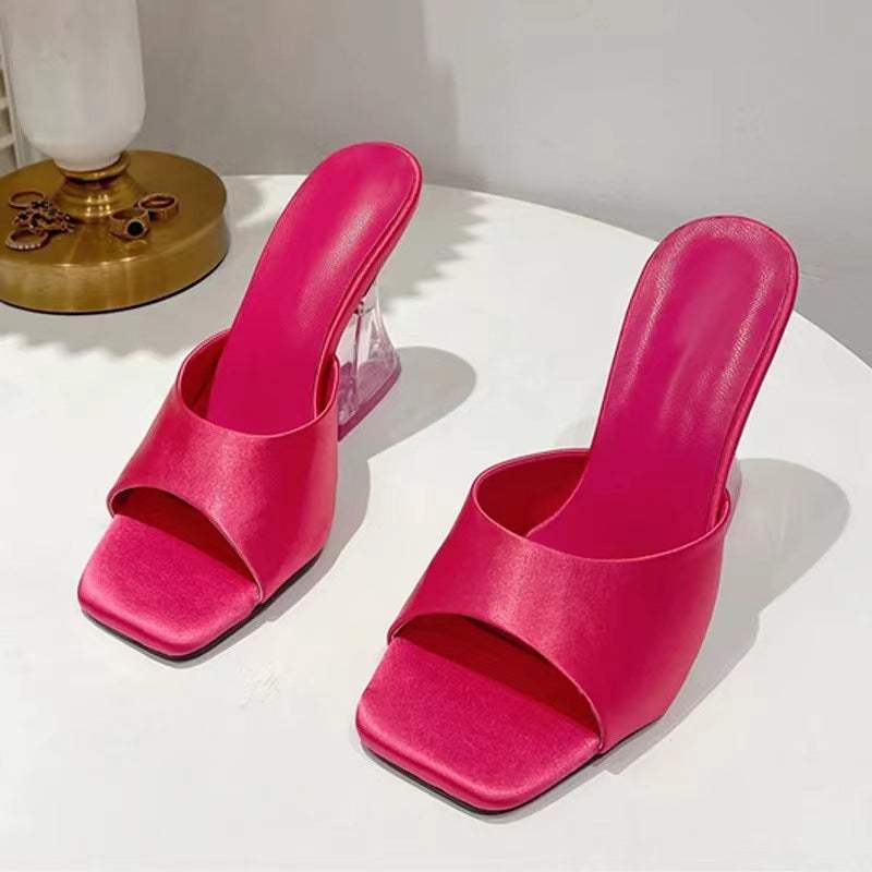Open Toe High Heel Sandals - Trendsi - Flyclothing LLC