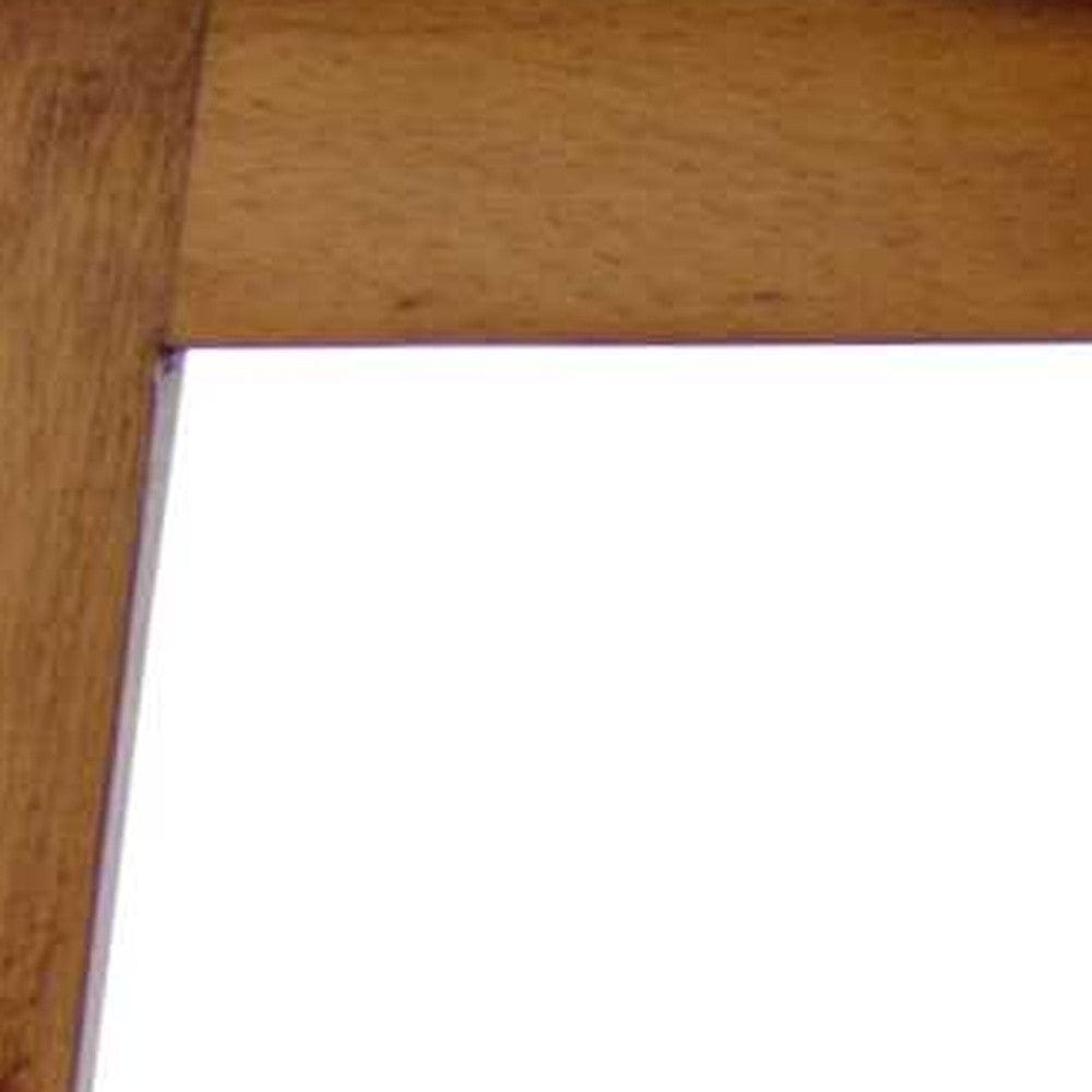 18" Natural Brown Backless Bar Chair - Homeroots - Flyclothing LLC