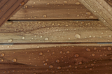 18" X 17" Brown Teak Corner Shower Bench With Shelf - Homeroots - Flyclothing LLC