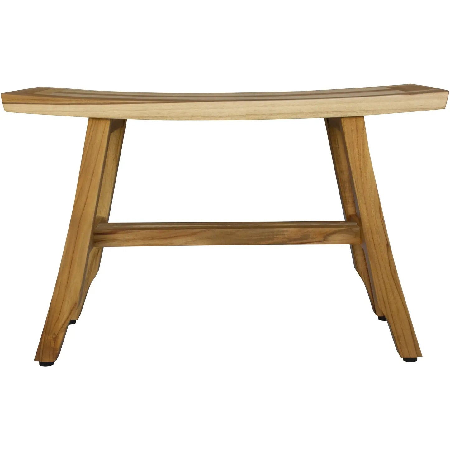 Contemporary Teak Shower Bench In Natural Finish - Homeroots - Flyclothing LLC