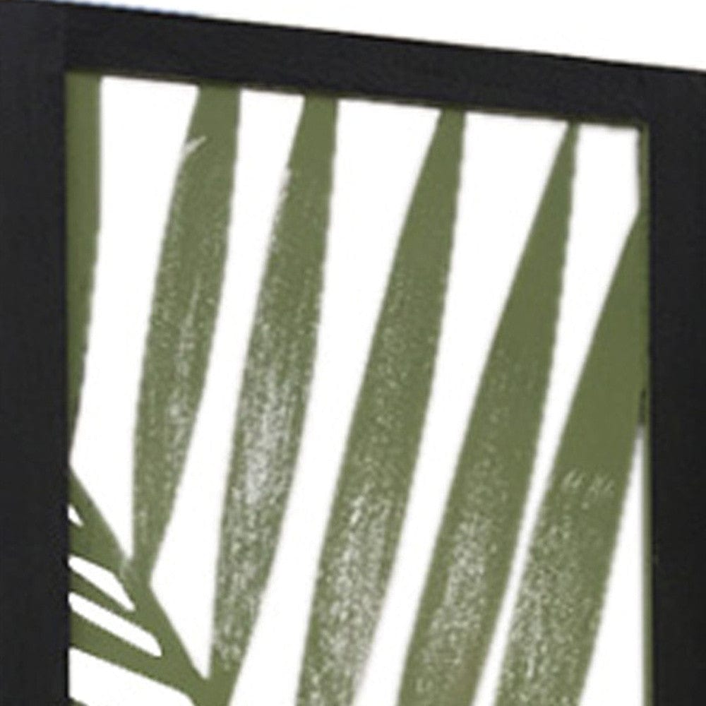 67" Green Solid WoodFolding Three Panel Screen Room Divider - Homeroots - Flyclothing LLC