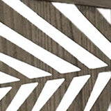 67" Gray Solid WoodFolding Three Panel Screen Room Divider - Homeroots - Flyclothing LLC