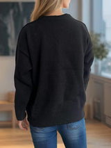 Daisy Button Up V-Neck Cardigan - Trendsi - Flyclothing LLC