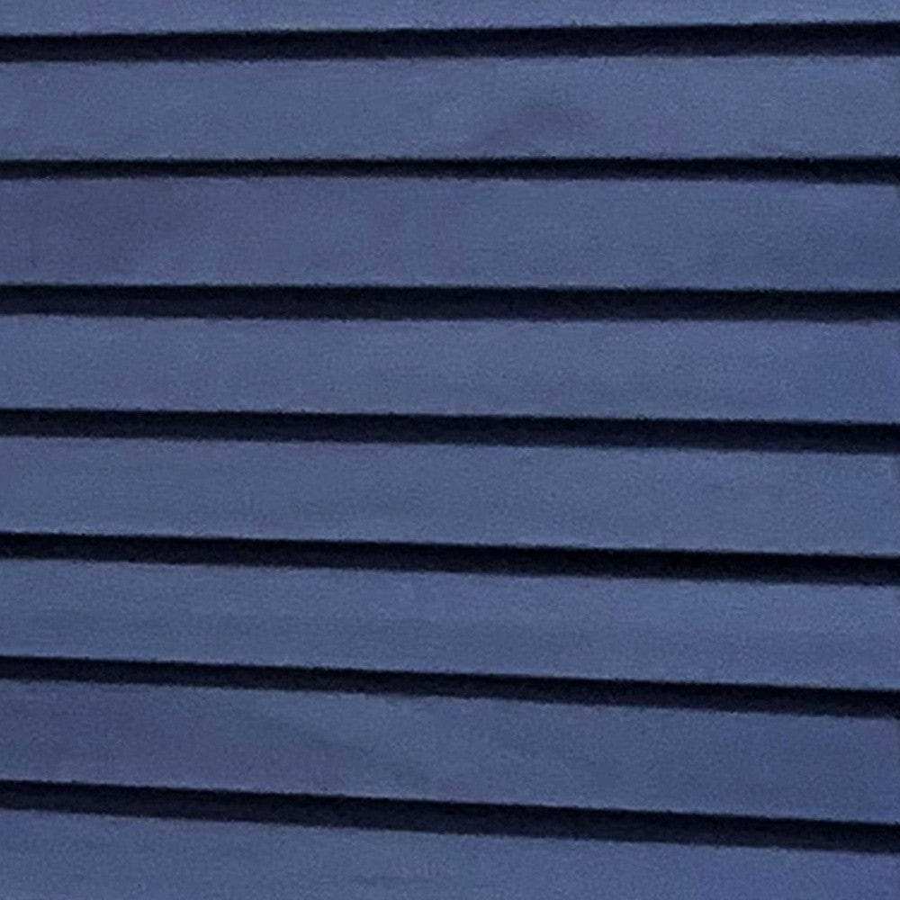 3 Panel Dark Blue Shutter Screen Room Divider - Homeroots - Flyclothing LLC