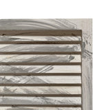 67" Gray Folding Three Panel Screen Room Divider - Homeroots - Flyclothing LLC