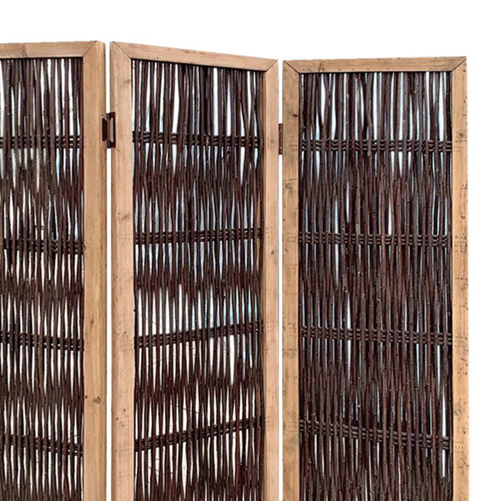 3 Panel Kirkwood Room Divider With Interconnecting Branches Design - Homeroots - Flyclothing LLC