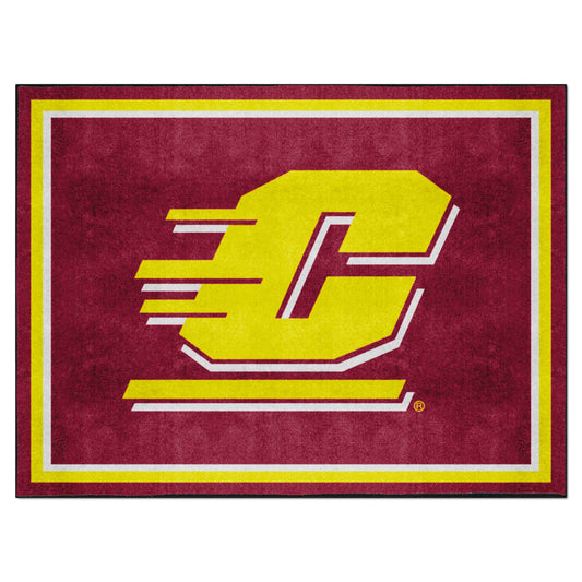Central Michigan Chippewas 8ft. x 10 ft. Plush Area Rug - Central Michigan