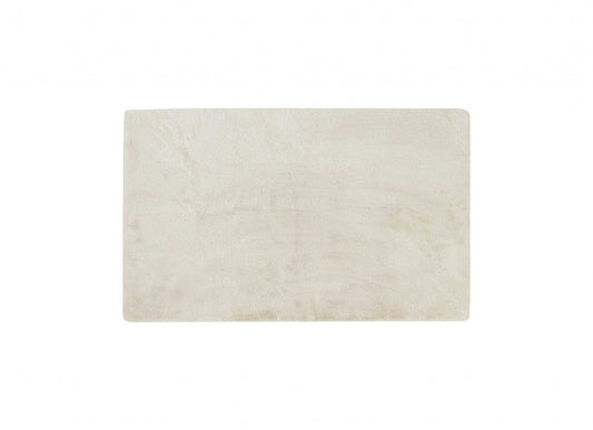 3' X 5' Faux Fur Hand Knotted Area Rug - Homeroots - Flyclothing LLC
