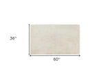 3' X 5' Faux Fur Hand Knotted Area Rug - Homeroots - Flyclothing LLC