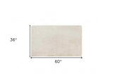 3' X 5' Faux Fur Hand Knotted Area Rug - Homeroots - Flyclothing LLC