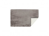 Luxe Faux Rabbit Fur Rectangular Rug 3' X 5' - Grey - Homeroots - Flyclothing LLC