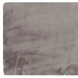Luxe Faux Rabbit Fur Rectangular Rug 3' X 5' - Grey - Homeroots - Flyclothing LLC