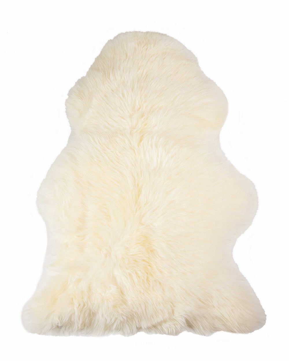 2' X 3' Ivory New Zealand Natural Sheepskin Rug - Homeroots - Flyclothing LLC