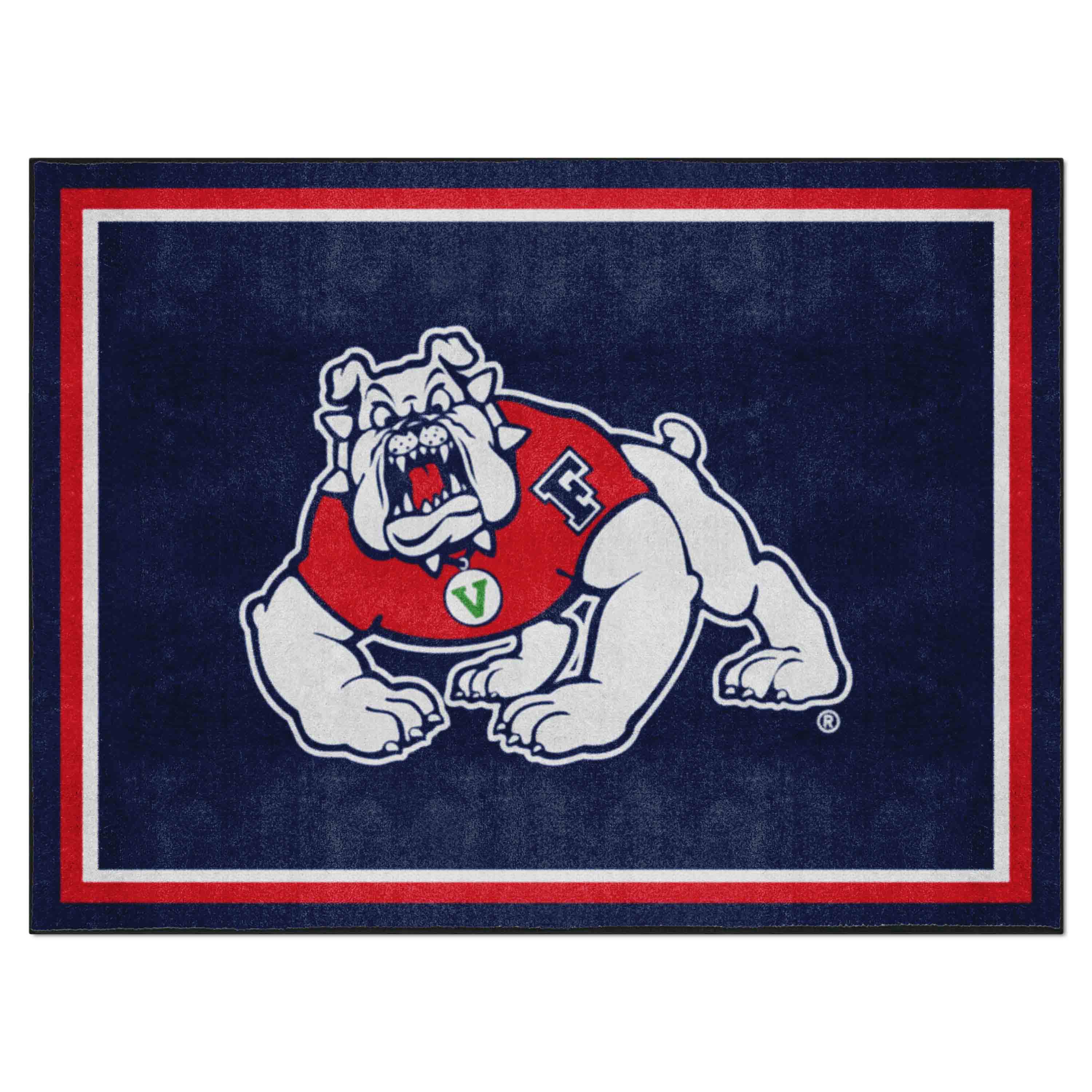 Fresno State Bulldogs 8ft. x 10 ft. Plush Area Rug - Fresno State