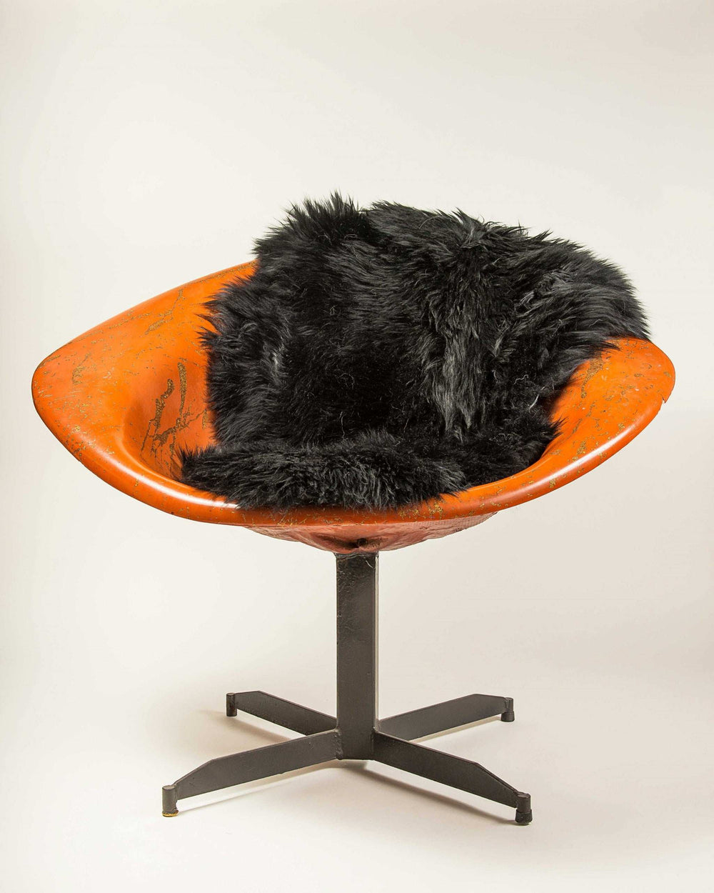 2' X 3' Black New Zealand Natural Sheepskin Rug - Homeroots - Flyclothing LLC