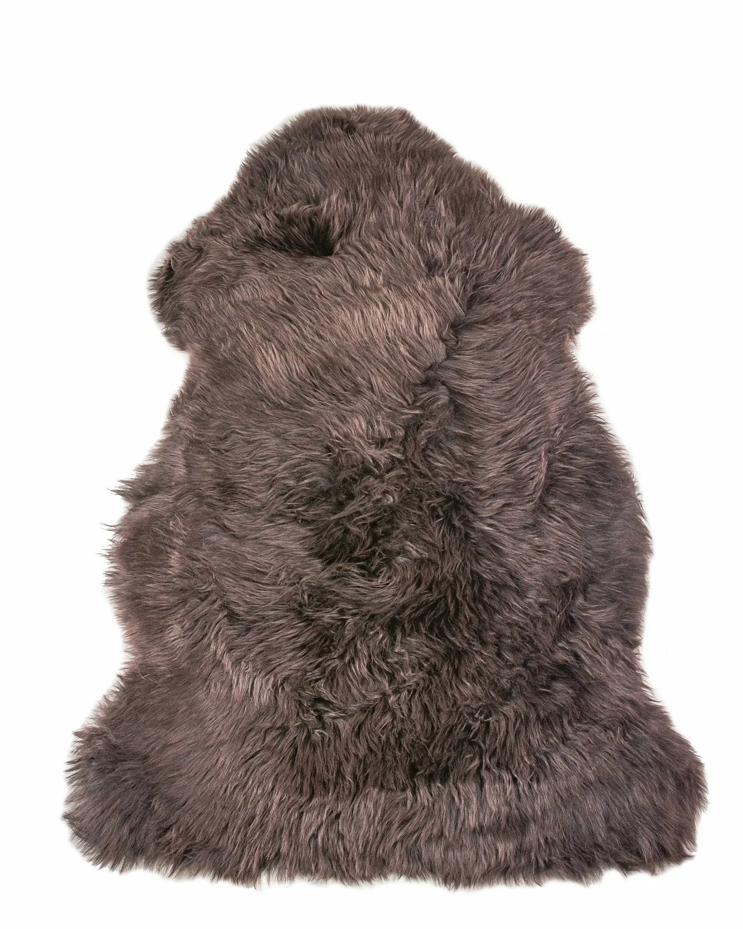 2' X 3' Chocolate New Zealand Natural Sheepskin Rug - Homeroots - Flyclothing LLC
