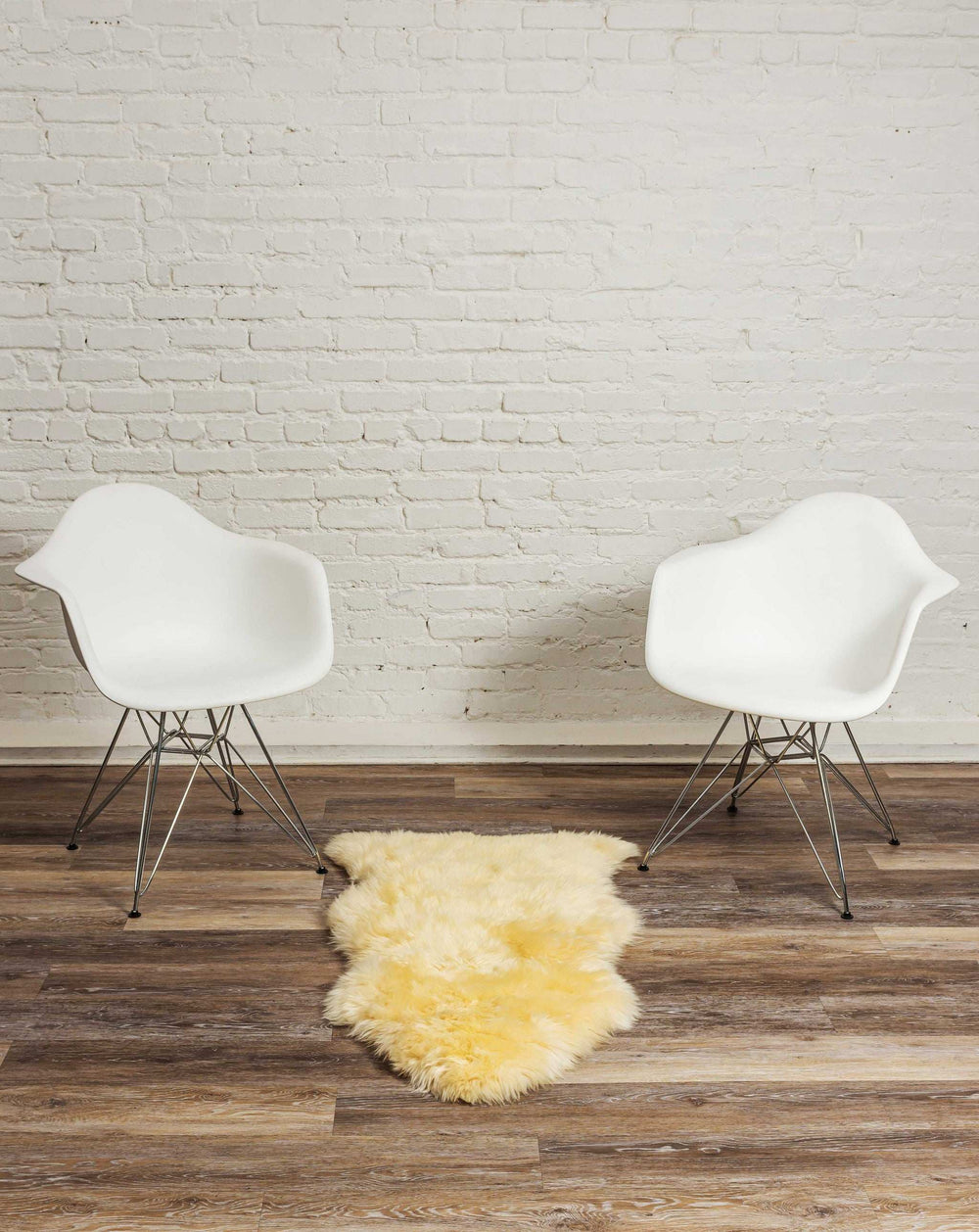 2' X 3' Cream New Zealand Natural Sheepskin Rug - Homeroots - Flyclothing LLC