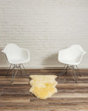 2' X 3' Cream New Zealand Natural Sheepskin Rug - Homeroots - Flyclothing LLC