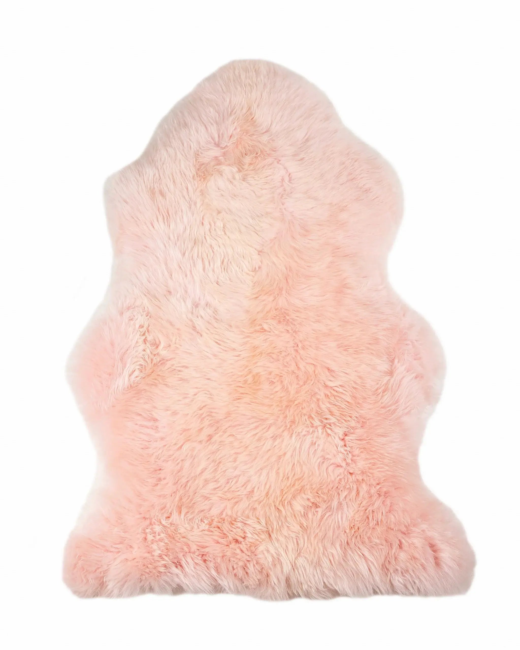 2' X 3' Rose New Zealand Natural Shearling Sheepskin Rug - Homeroots - Flyclothing LLC