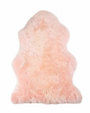 2' X 3' Rose New Zealand Natural Shearling Sheepskin Rug - Homeroots - Flyclothing LLC