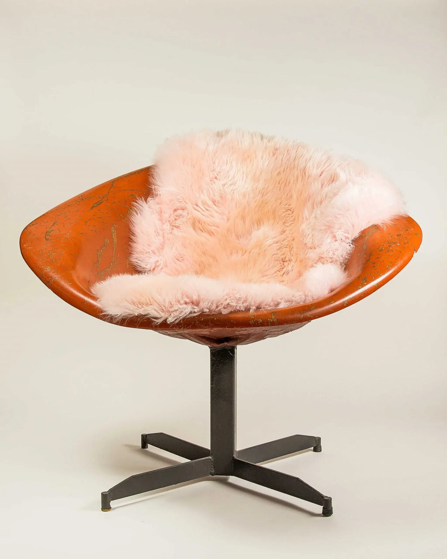 2' X 3' Rose New Zealand Natural Shearling Sheepskin Rug - Homeroots - Flyclothing LLC