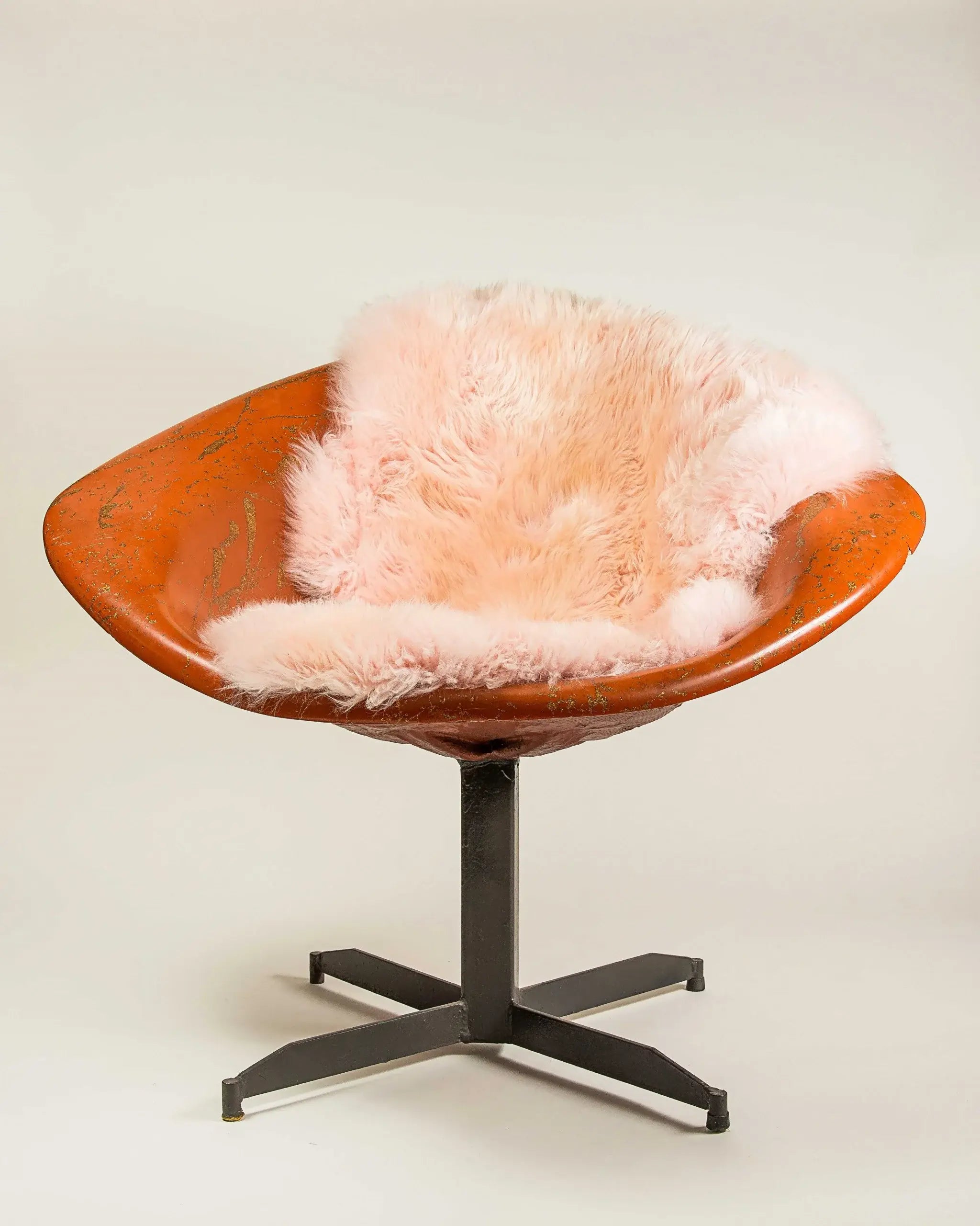 2' X 3' Rose New Zealand Natural Shearling Sheepskin Rug - Homeroots - Flyclothing LLC