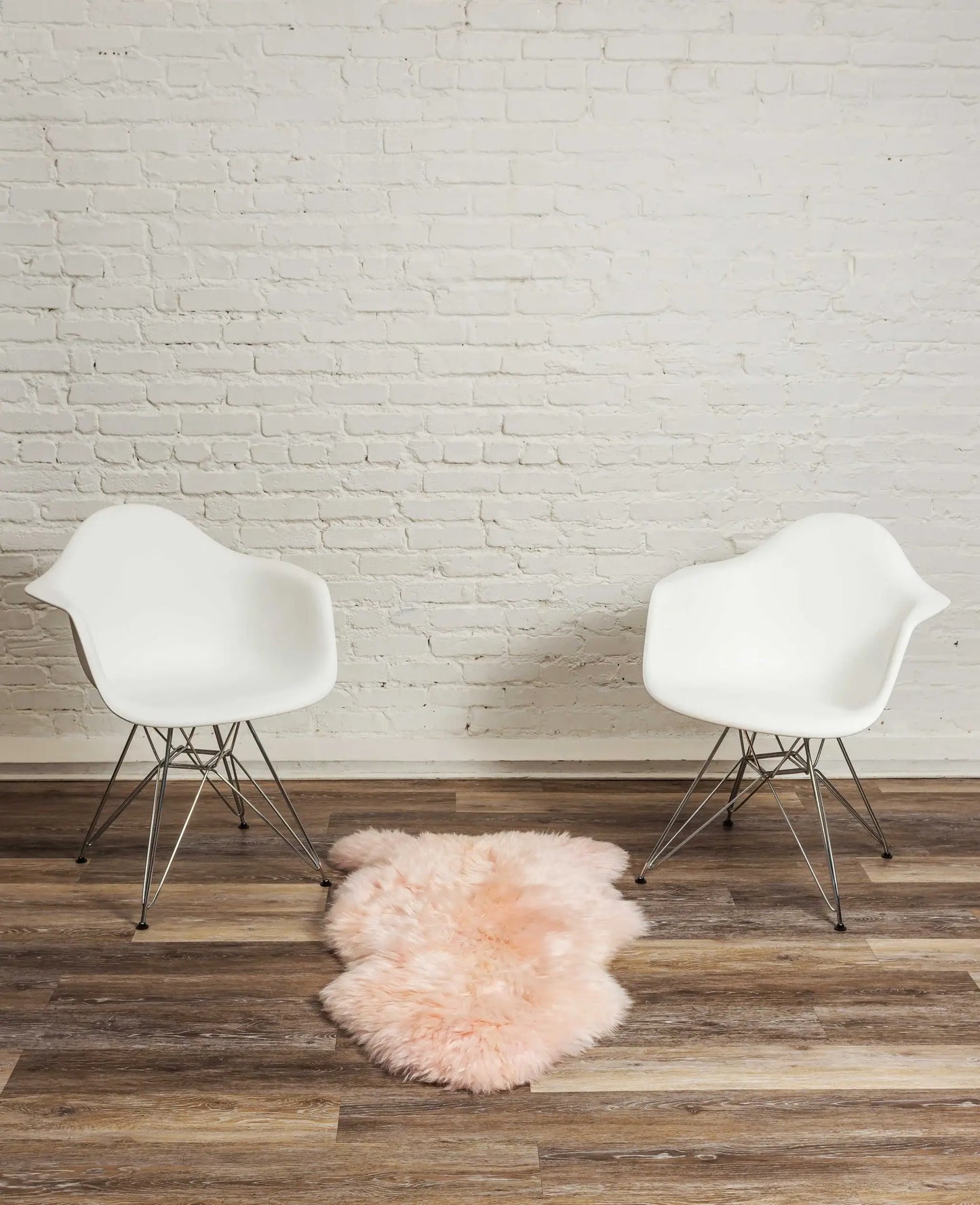 2' X 3' Rose New Zealand Natural Shearling Sheepskin Rug - Homeroots - Flyclothing LLC