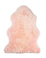 2' X 3' Rose New Zealand Natural Shearling Sheepskin Rug - Homeroots - Flyclothing LLC