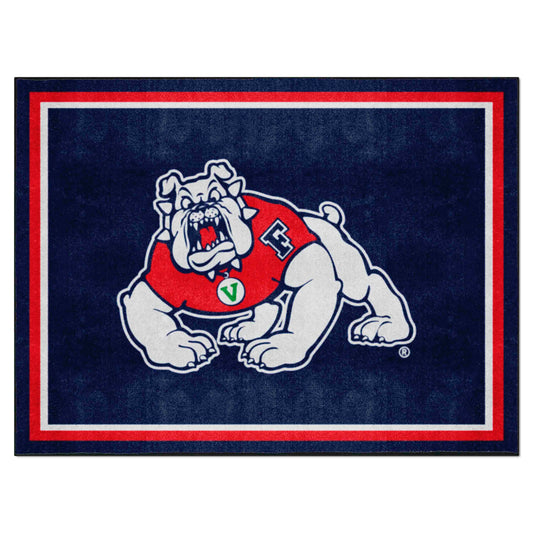Fresno State Bulldogs 8ft. x 10 ft. Plush Area Rug - Fresno State